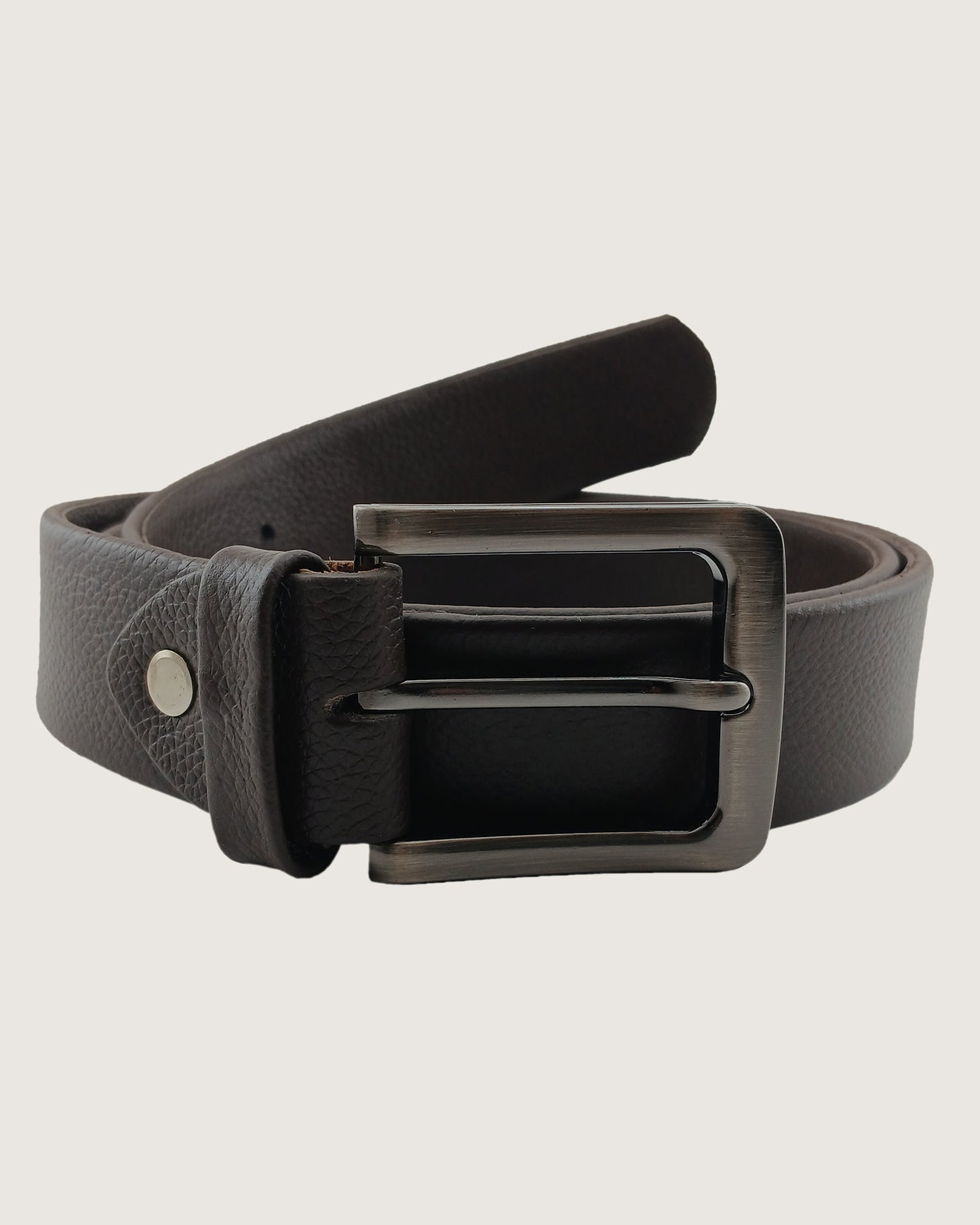 TITAN 3-Ply Brown Leather Belt