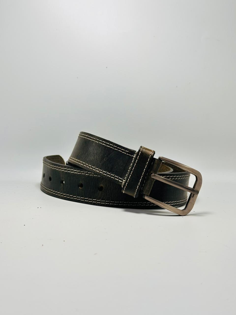 Refined Matte Leather Belt