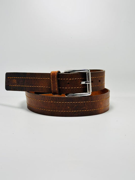 Refined Matte Leather Belt