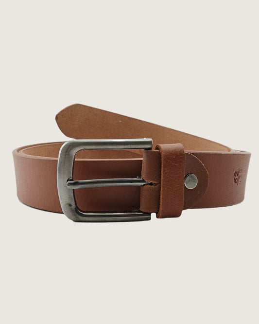 SIENNA Tan Leather Belt