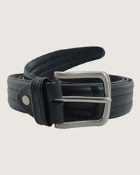 ESSENTIAL Black Leather Belt