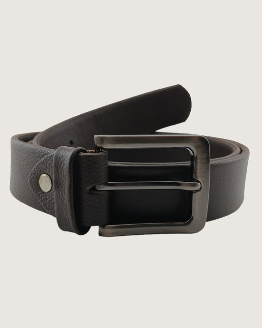 TITAN 3-Ply Brown Leather Belt