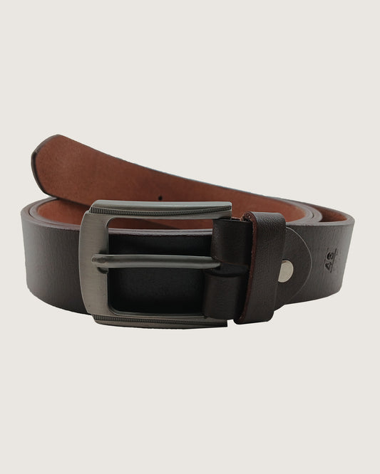 HERITAGE Brown Leather Belt