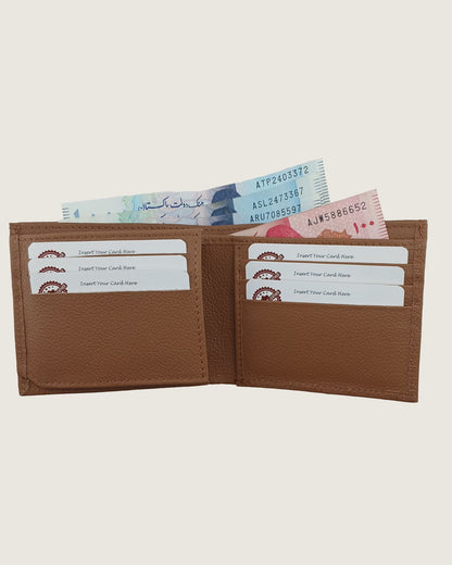 Brown Bifold Wallet for Men