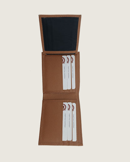 Brown Bifold Wallet for Men