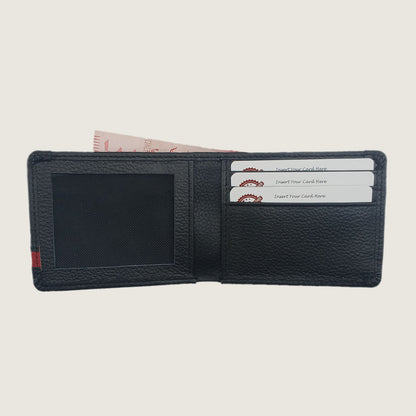 Black Card Wallet Made of Premium Genuine Leather