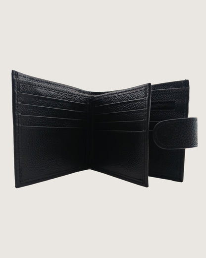 LockFold Leather Bifold Wallet
