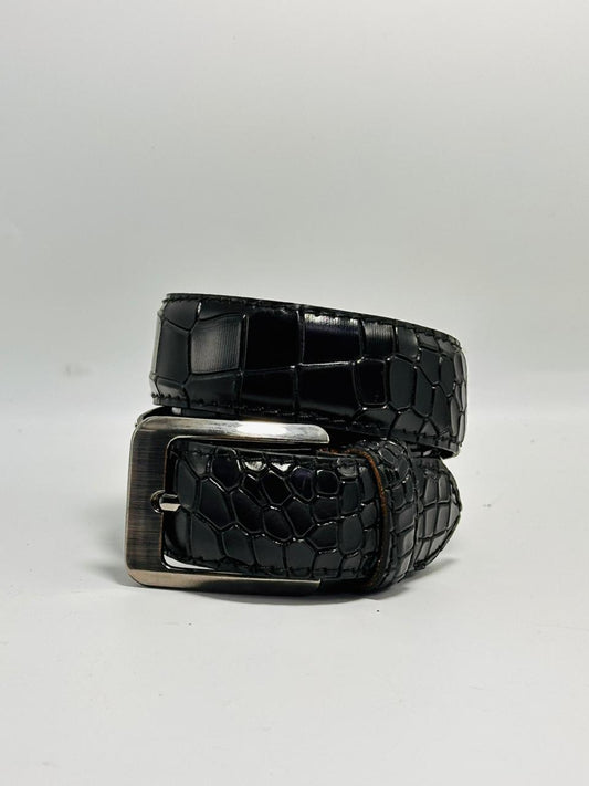 Croc Textured Belt