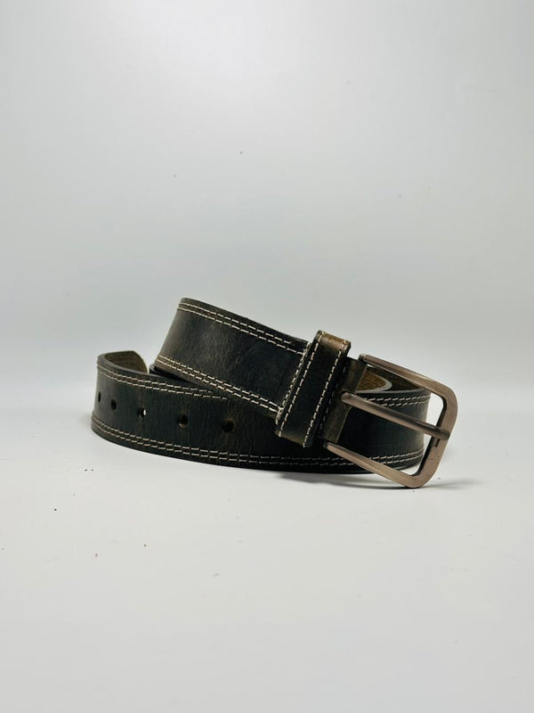Refined Matte Leather Belt