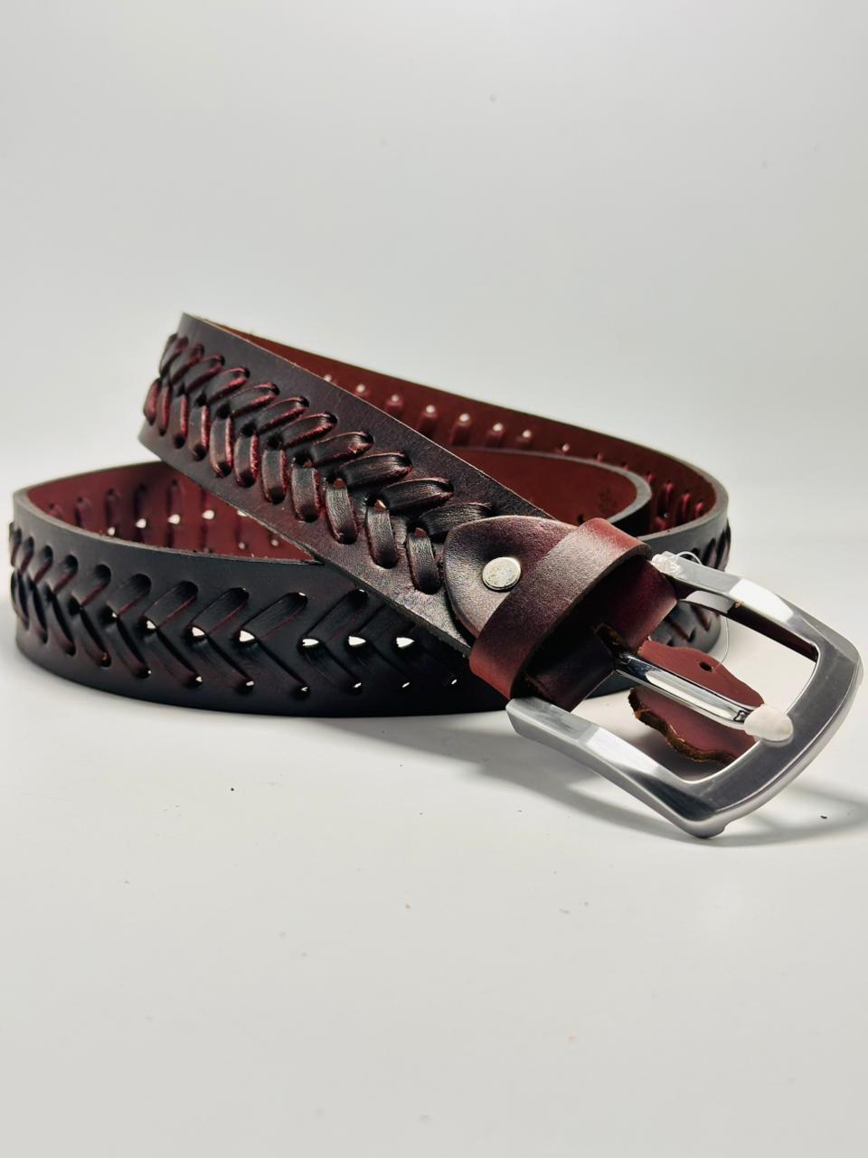 Braided Leather Belt