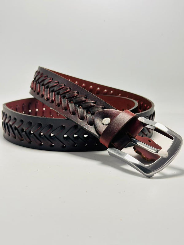 Braided Leather Belt